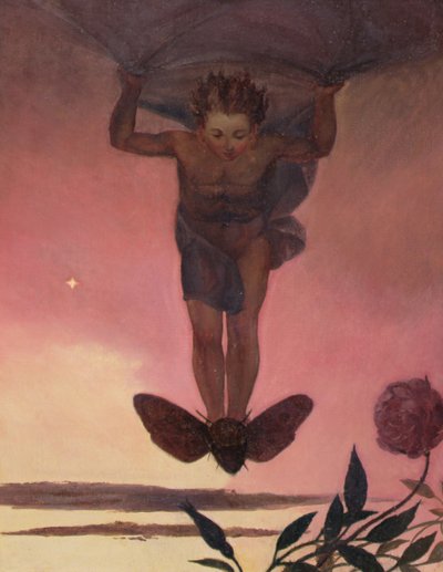 الغسق ، من سلسلة "الفترات الأربع من اليوم" ، 1833 بواسطة ديفيد سكوت